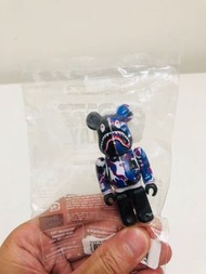 Bearbrick bape ape camo shark 100% HongKong 猿人 香港12週年紫鯊