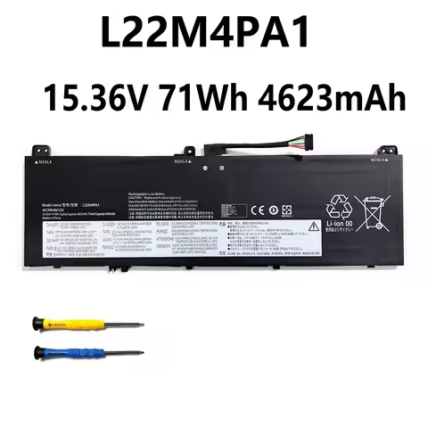 L22M4PA1 L22D4PA1 15.36V 71Wh 4623mAh Laptop Battery For Lenovo Yoga 7-14ARP8 7-14IRL8 7-16ARP8 7 2-