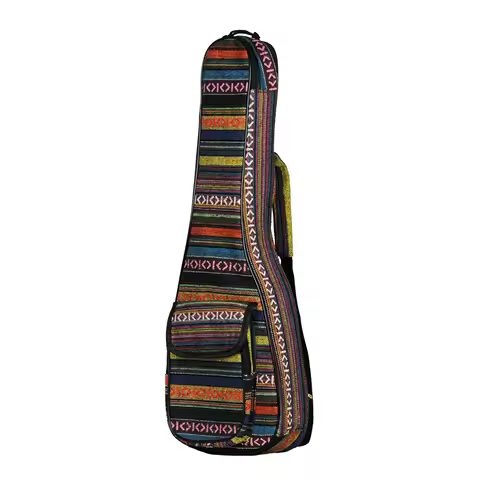 23 Inch Ukulele Gig Bag Colorful Portable Soft Case Concert Oxford Cloth Backpack Handbag Adjustable