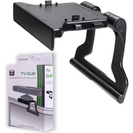 For Xbox 360 Kinect Sensor Mounting Clip TV Mounting Clip Black 1Pcs