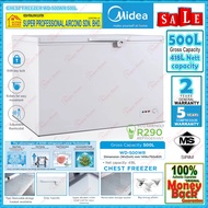 Midea Chest Freezer WD-500WR 500L Gross Capacity Chest Freezer