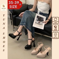 13P Open Heel High Heels in Glossy Leather HOT2026, catwal high heels, wedding party shoes, BACK SZ 