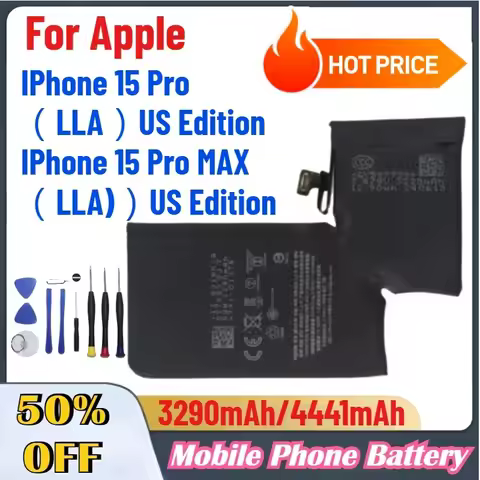 Wholesales Mobile Phone Replacement Battery for Apple IPhone 15 Pro（LLA) US Edition 15 Pro MAX（LLA) 