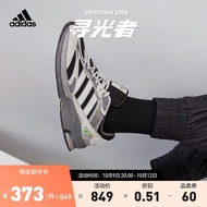 adidas「寻光者」阿迪达斯轻运动SPIRITAIN 2000男女复古老爹鞋 黑色/浅灰色/深灰色/白色 44.5(275mm)