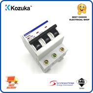 Kozuka 3 Pole MCB 20A/40A/63A (Sirim Approved)