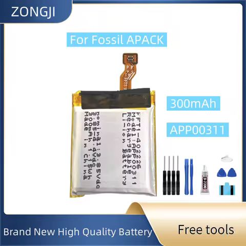 New Battery 300mAh APP00311 For Fossil APACK Battery + Free Tools