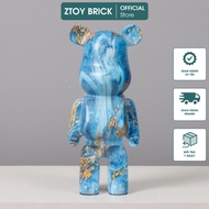 [28cm] Bearbrick Mini Decor Bear Statue Model - Artistic Color Version - Size 28cm (400%) - Model 18