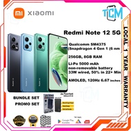 2.2 Xiaomi Redmi Note 12 5G(8+256GB) Smartphone/5000mAh/33W fast charging/48MP AI triple camera