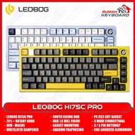 LEOBOG HI75C PRO - 75% - 3 Modes - Aluminum - Gasket Mount - Flex Cut - South RGB - Frapuccino - Mec