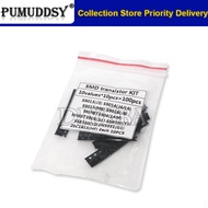 10kinds X10pcs=100pcs SOT-23 SMD transistor KIT S9013 S9014 S9015 S9018 MMBT3904 MMBT3906 SS8050 SS8