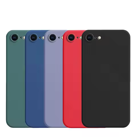 For iPhone 16e Case iPhone 16e Cover Coque Funda Soft Original Liquid Silicone Camera Protector Case