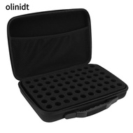 OLINIXT Alcoho Ink Storage Organizer, Holds 60 Bottles EVA Alcohol Ink Storage Box, Shockproof Hard 