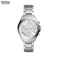 Fossil Women's Modern Courier Midsize Silver Stainless Steel Watch BQ3035