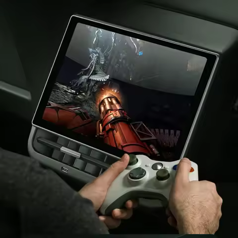 New Style 8.66 Inches Rear Display for Tesla Model Y 3 Android 13 WIFI Entertainment Screen 4G+64G W