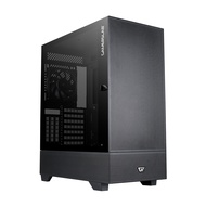 เคสคอมพิวเตอร์ Gamerslab Make In Black Series X362 ATX Chassis Gaming Computer Case with DS-12 3000RPM FDB 12cm Cooling Fan X1 รับประกันสินค้า (เคส 1 ปี / พัดลม 3 ปี)