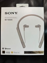 Sony WI-1000X 藍牙耳機 灰色