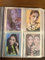 ITZY 彩領Chaeryeong & Lia 小卡