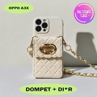 HP Case Latest OPPO A3X Case Wallet Bag + Sling Case [ND] For OPPO A3X Case - Latest OPPO A3X Phone 