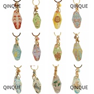 QINJUE Zodiac Sign Keychain, Aquarius Pisces Aries Taurus Gemini Cancer 12 Constellation Keychain, G