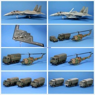TAKARA Midnight Eagle 1/144 Truck/UH1 Huey Helicopter/F15 Fighter/B2 Bomber Brand New Out of Print M