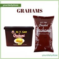 M.Y SAN GRAHAMS Honey Graham Crackers 700G | Crushed Grahams Institutional Pack 1kg