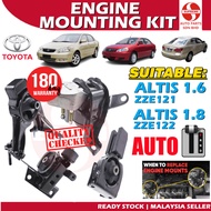 S2U Engine Mounting Kit Set Toyota Altis 1.6 1.8 ZZE121 ZZE122 Auto With Bracket Mounting Enjin