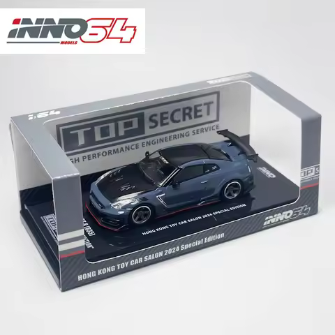 INNO 1:64 GTR R35 TOP SECRET Hong Kong Car Show 2024 Alloy car model display