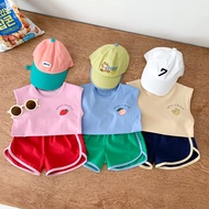 Summer Baby T-shirt Set Cotton Sport Style Fashion Baby Clothes Set 3-36 Months