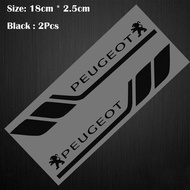 For Peugeot 3008 308S e2008 4008 508L 5008 408  307 Waterproof and sunscreen Wiper sticker Car Modified rearview mirror stickers