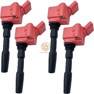 HIGH PERFORMANCE Ignition Coil Pack Of 4 Compatible with Audi A3 A4 A5 A6 A8 TT Q3 Q5 Q7 Q8 RS3 RS5 