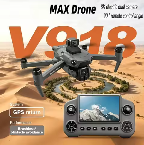 Original V918 Max GPS Drone 4K 8K Professional HD Camera Photography Brushless Foldable Quadcopter L