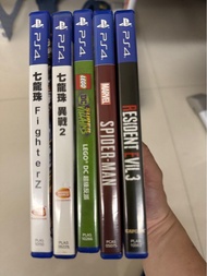 Ps4 七龍珠，異戰 2 ，LEGO dc , marvel spider man  中文字幕，蜘蛛俠，resident evil 3