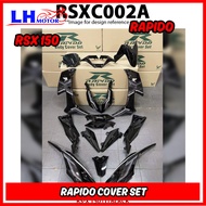 RAPIDO BODY COVER SET HONDA RSX150 RSX BLACK UNCLE SPANAR LHMOTOR RSX002A