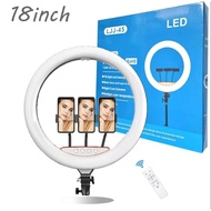ring light besar led 45cm 18 inch dimmable nontripod mua tiktok