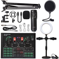 ✤✓№New V9XPro BM800 Sound Card Studio Music Set Mixer Noise Reduction Portable Microphone Voice Live