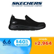 Skechers สเก็ตเชอร์ส รองเท้า ผู้ชาย GOwalk Arch Fit Shoes - 216260-BBK