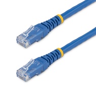 StarTech.com 1 ft. CAT6 Ethernet Cable - 10 Pack - ETL Verified - Blue CAT6 Patch Cord - Molded RJ45