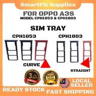 For OPPO A3S CPH1803 CPH1853 Sim Tray Sim Slot Sim Holder Phone Sim Tray Sim Adapter Card Slot Tray