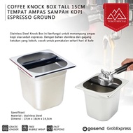 Coffee Knock Box Tall 15Cm Espresso Ground Coffee Trash Can