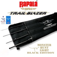 2021 RAPALA Trail Blazer Monster Hunt Light Black Edition Travel Baitcasting & Spinning Rod Trailbla