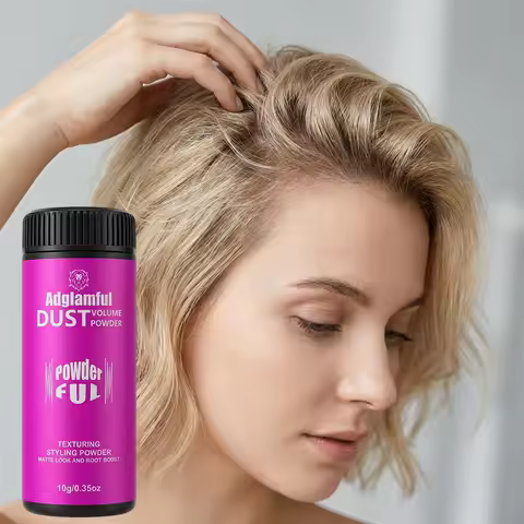 Adglamful 10g Hair Volumizing Powder Oil Control Breathable Lightweight Fluffy Powder for Roots Lift