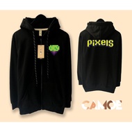 Online Pixels Gaming Zipper Hoodie Jacket