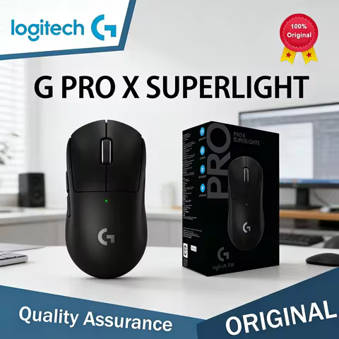 Logitech G PRO X SUPERLIGHT 2 LIGHTSPEED Wireless Gaming Mouse 60g Ultra-Light HERO 2 Sensor 44K DPI