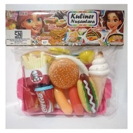 INDONESIAN CULINARY Burger CHILDREN'S TOY Ks67 | Cooking Toys