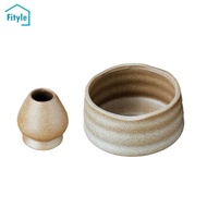 Japanese Fityle Matcha Bowls With Whisk Holder Matcha Ceramic Bowl Matcha Cup Matcha Bowl For
