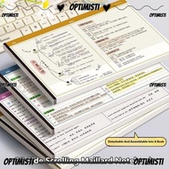 OPTIMISTI8E 20Sheets/Book Notepad, Tearable Horizontal B5 Notebook, Simplicity B5 Legal Pad Students