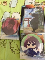 咒術廻戰一番賞 群青落日 全新未拆 襟章 立牌 夏油傑 釘崎