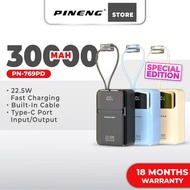 Pineng PN-769PD PD20W + 22.5W 30000mAh Powerbank Fast Charging Pineng Powerbank Pineng Powerbank