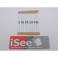 10 pcs Resistor 3k6 Ohm 3600 ohm 1/4 watt 0.25 metal film 1% toleran