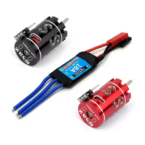 Mini 3500KV 1525 Brushless Motor and 2.0mm Banana plug for 1/24 1/28 RC Car WLtoys K989/k969 Kyosho 